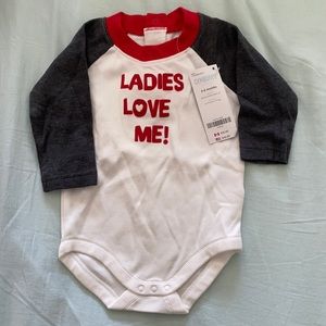 NWT Onsie Love Baby Boy 3-6 Month One Piece